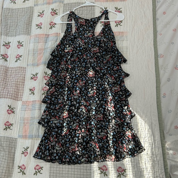 Floral Ruffle Mini Dress - Picture 3 of 3